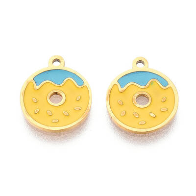 304 Stainless Steel Enamel Charms