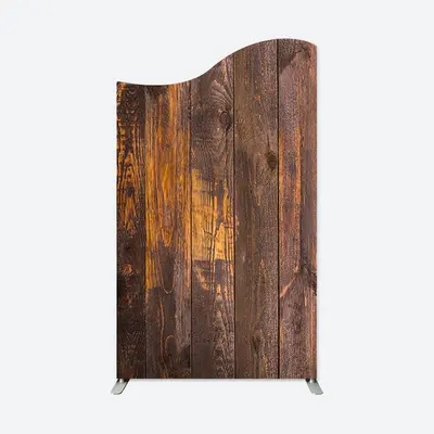 Aperturee Wavy Vintage Brown Wood Grain Party Arch Backdrop | Circle Arch Backdrop Diy | Chiara Wall Backdrop Diy | Diy Chiar...