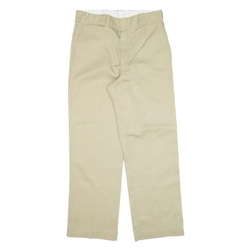 DICKIES Workwear Mens Trousers Beige Regular Straight W32 L30