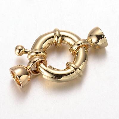 Brass Spring Ring Clasps