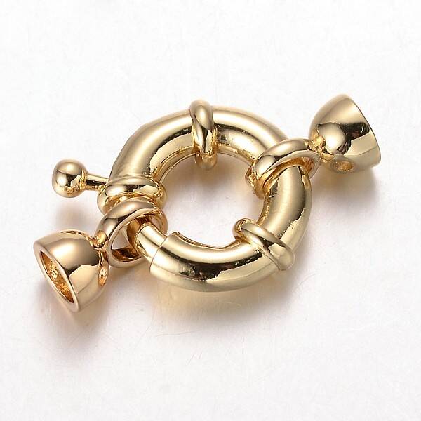 Brass Spring Ring Clasps