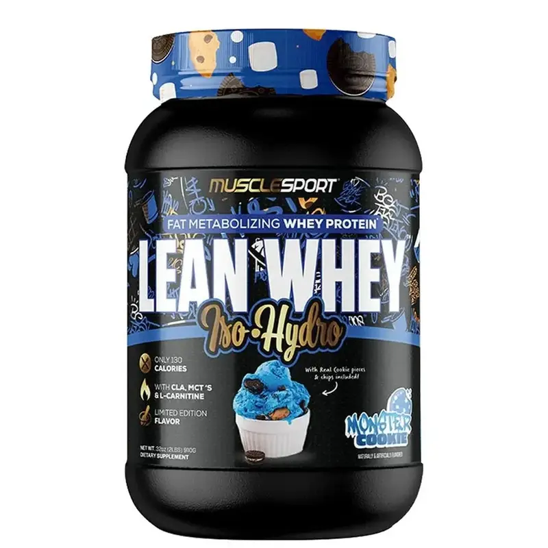 MuscleSport Whey Iso-Hydro Protein Powder 2LB - High Quality Protein Source for Athletic Performance - Healthcare, Supplement