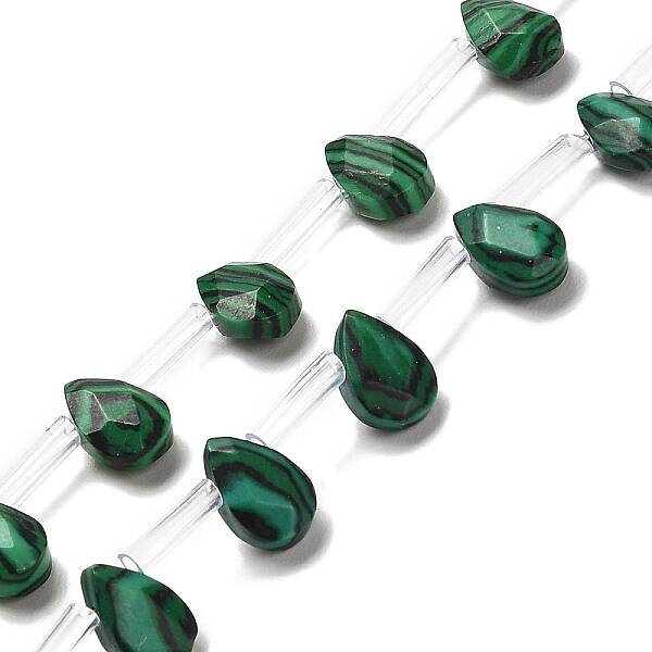 Synthetic Malachite Beads Strands