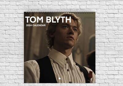 2024 Tom Blyth Wall Calendar ,elebrity Calendar 2024