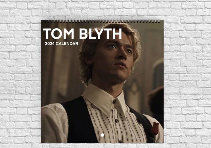 2024 Tom Blyth Wall Calendar ,elebrity Calendar 2024