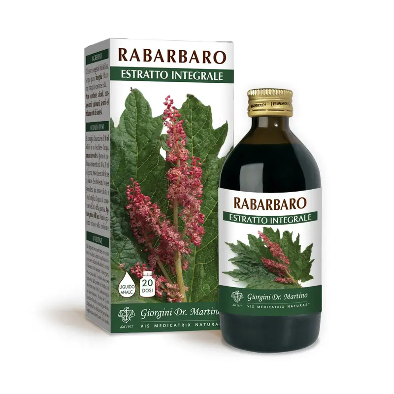 Dr Giorgini Rhubarb Whole Extract Non-Alcoholic Liquid 200ml