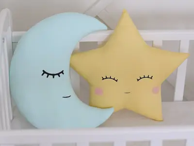 Crescent Moon Pillow (21 colors)