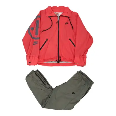 Nike Full Tracksuit - Medium Block Colour Nylon Blend