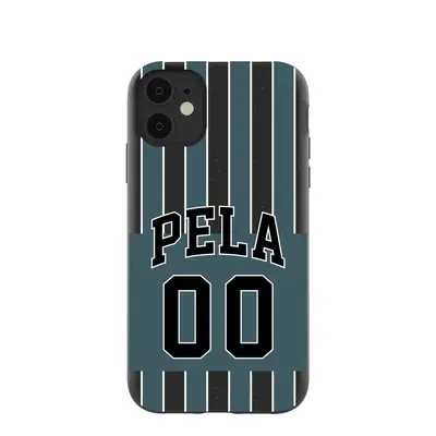 Black Soccer Jersey iPhone 11 Case