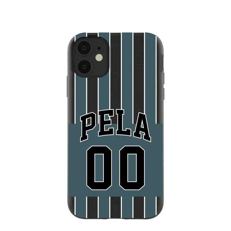 Black Soccer Jersey iPhone 11 Case