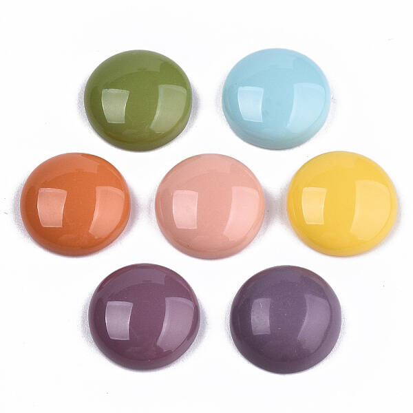 Opaque Resin Cabochons