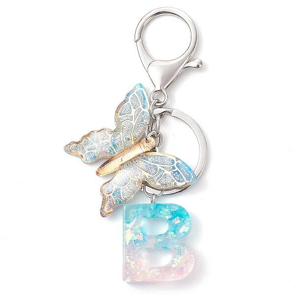 Butterfly Shape Resin & Acrylic Keychain
