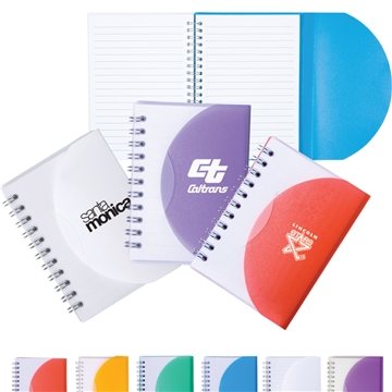 300 Custom Spiral Curve Notebook - Polypropylene & Translucent ...