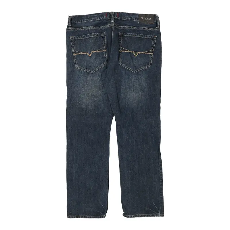 Ultra Slim McCrae Fit Guess Jeans - 36W 30L Blue Cotton