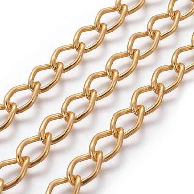 Rhombus Aluminium Twisted Chains Curb Chains