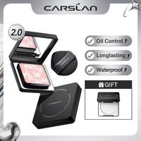 [2.0]CARSLAN Black Magnet Soft Focus Powder, 24H Longlasting Translucent Pressed Setting Powder, Oil Control, Waterproof, Swe...