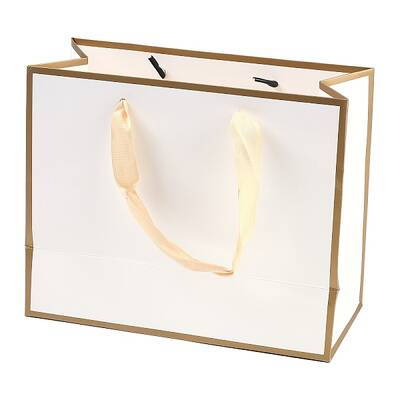Rectangle Paper Bags with Rope Handles