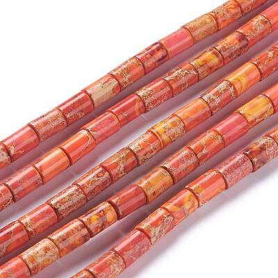Natural Imperial Jasper Bead Strands
