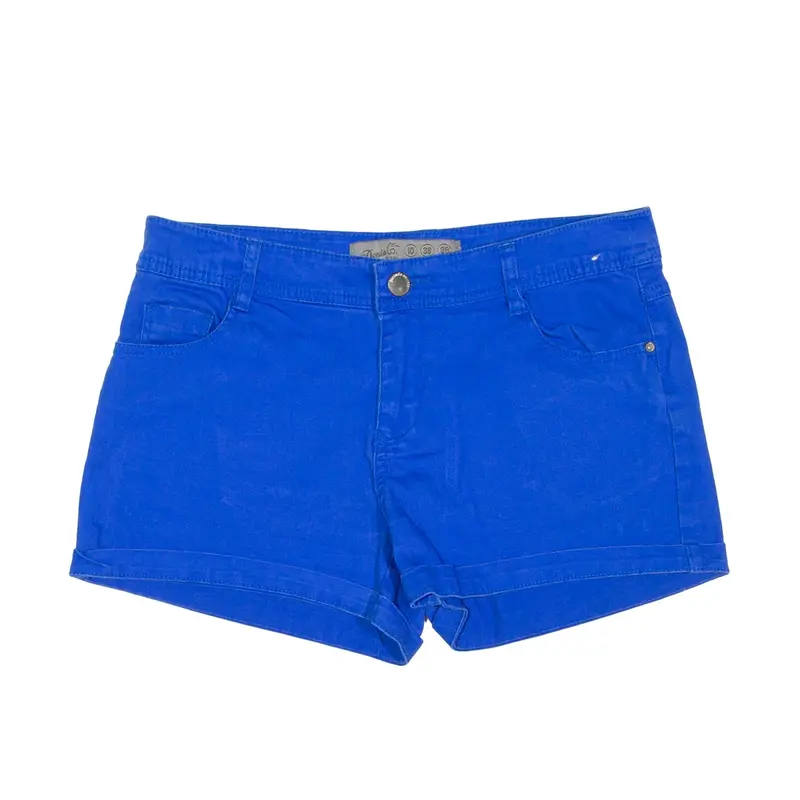 DENIM CO. Denim Shorts Blue Slim Womens UK 10 W28