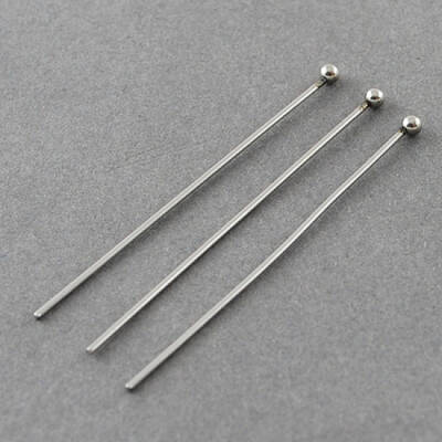 Tarnish Resistant 304 Stainless Steel Ball Head pins