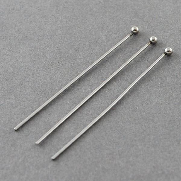 Tarnish Resistant 304 Stainless Steel Ball Head pins