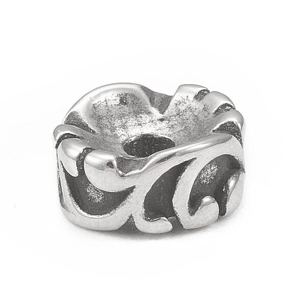 Tibetan Style 304 Stainless Steel Spacer Beads