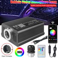 1000PCS Fiber Optic Car Home Headliner Star Light Kit, Roof Starlight Ceiling Lights, Color-Changing, App+24 Key Remote Contr...