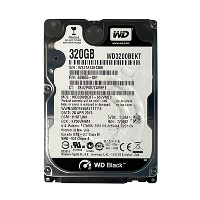 639855-001 HP 320GB 7200RPM SATA 3Gb/s 16MB Cache 2.5-inch Hard Drive