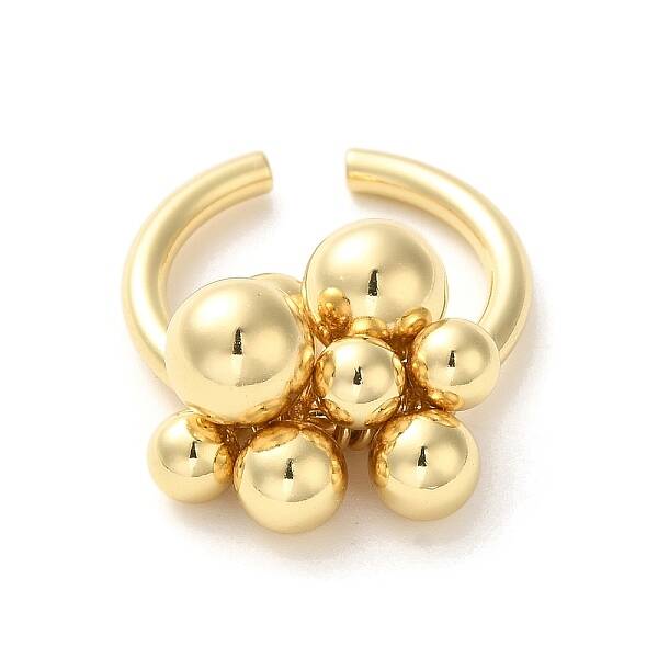 Brass Open Cuff Rings for Women