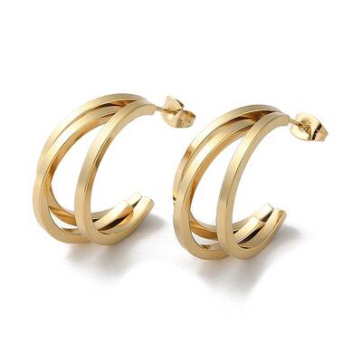 304 Stainless Steel Stud Earrings