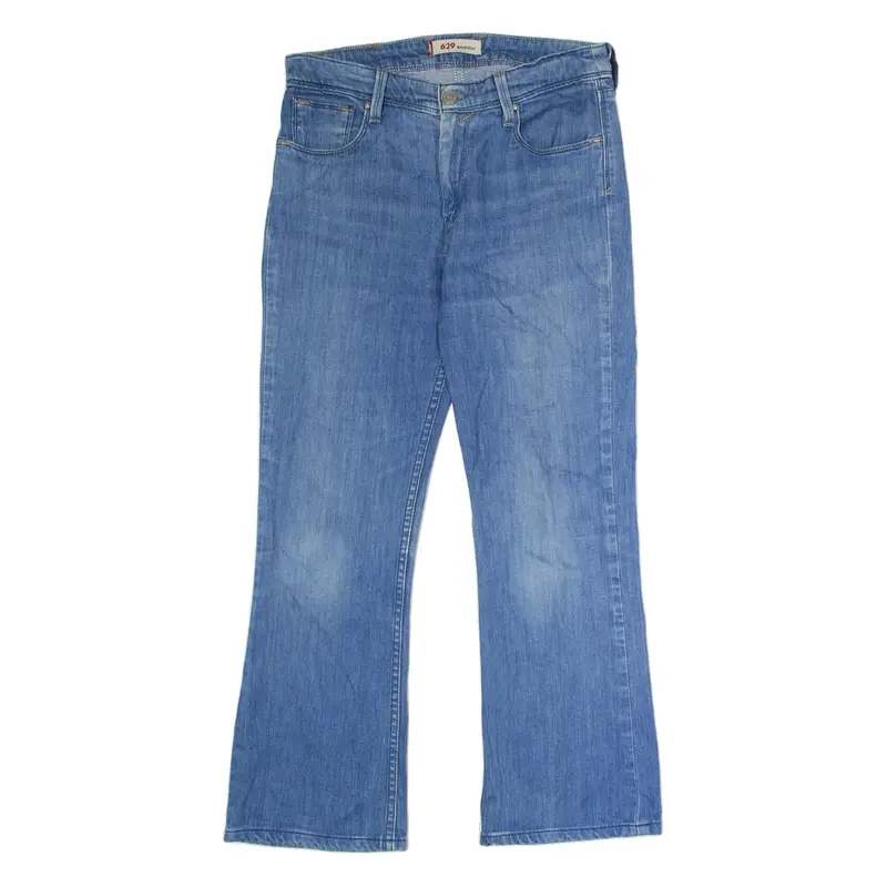 LEVI'S 629 Womens Jeans Blue Regular Bootcut W30 L26