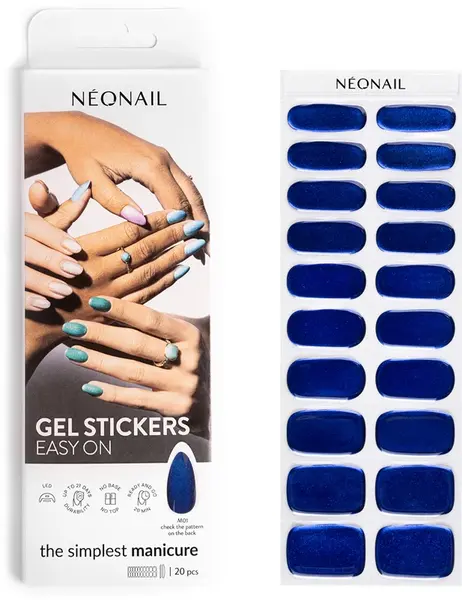 NEONAIL Easy On Gel Nail Stickers Color M01 20pcs