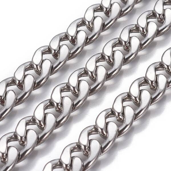 Tarnish Resistant 304 Stainless Steel Cuban Link Chains