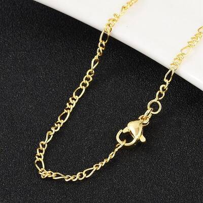 Brass Figaro Chains Necklace for Women
