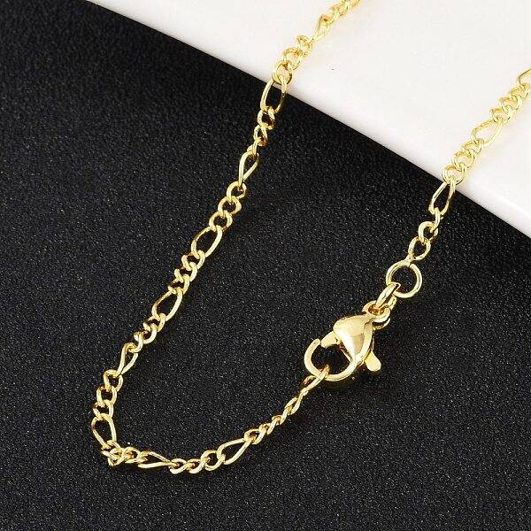 Brass Figaro Chains Necklace for Women