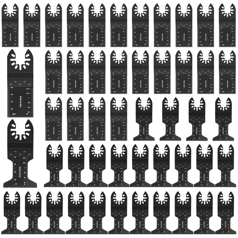 Wood Universal Quick Release Oscillating Saw Blades, Oscillating Tool Blades for Fein Multimaster Porter Cable Black & Decker...