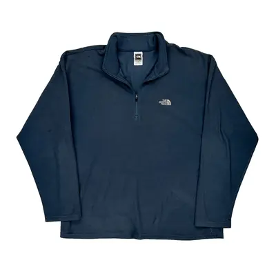 The North Face Fleece - Large Blue Polyester