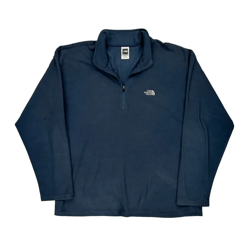 The North Face Fleece - Large Blue Polyester