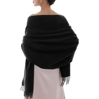 Women's Scarf Pashmina Shawls and Wraps for Evening Dress Bridesmaid Wedding Bridal Winter Warm Long Large Scarves