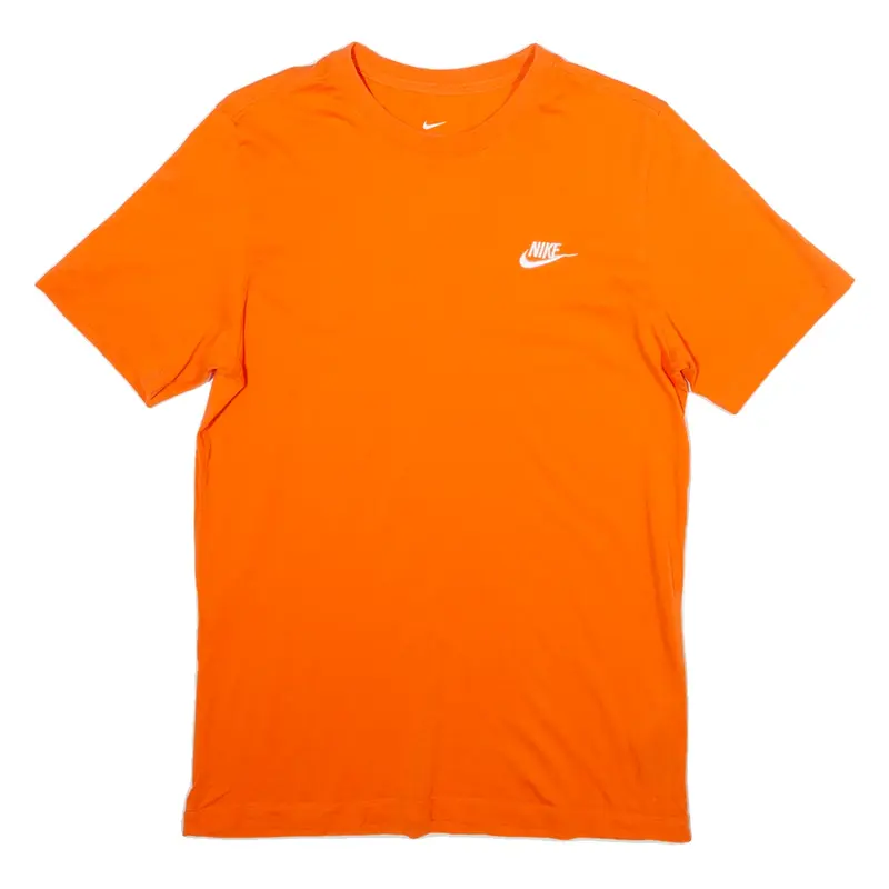 NIKE Mens T-Shirt Orange S