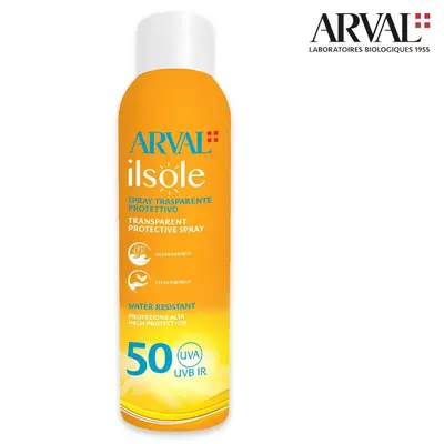 Arval the sun - transparent protective spray spf50 200 ml.