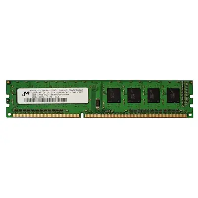Micron MT8JTF12864AY-1G4D1 | 1GB DDR3-1333MHz PC3-10600 Non-ECC Unbuffered UDIMM CL9 1Rx8 1.5V 240-Pin Memory Module