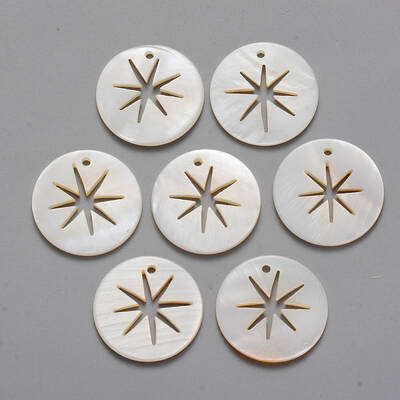 Natural Freshwater Shell Pendants