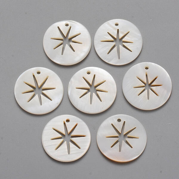 Natural Freshwater Shell Pendants