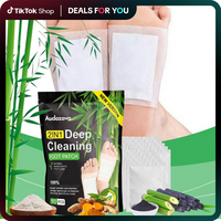 Foot Detox Patches Pads, Natural Bamboo Charcoal,Natural Deep Cleansing Detox Foot Feet Patches For, Remove Toxins, Lmprove S...