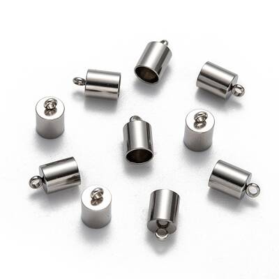 Tarnish Resistant 304 Stainless Steel Cord Ends