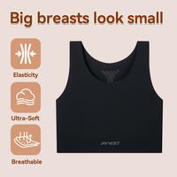 JANEST Seamless Padded Bra underwear women minimizer bra binder chest binders chest binder binder bra Sport bra ...