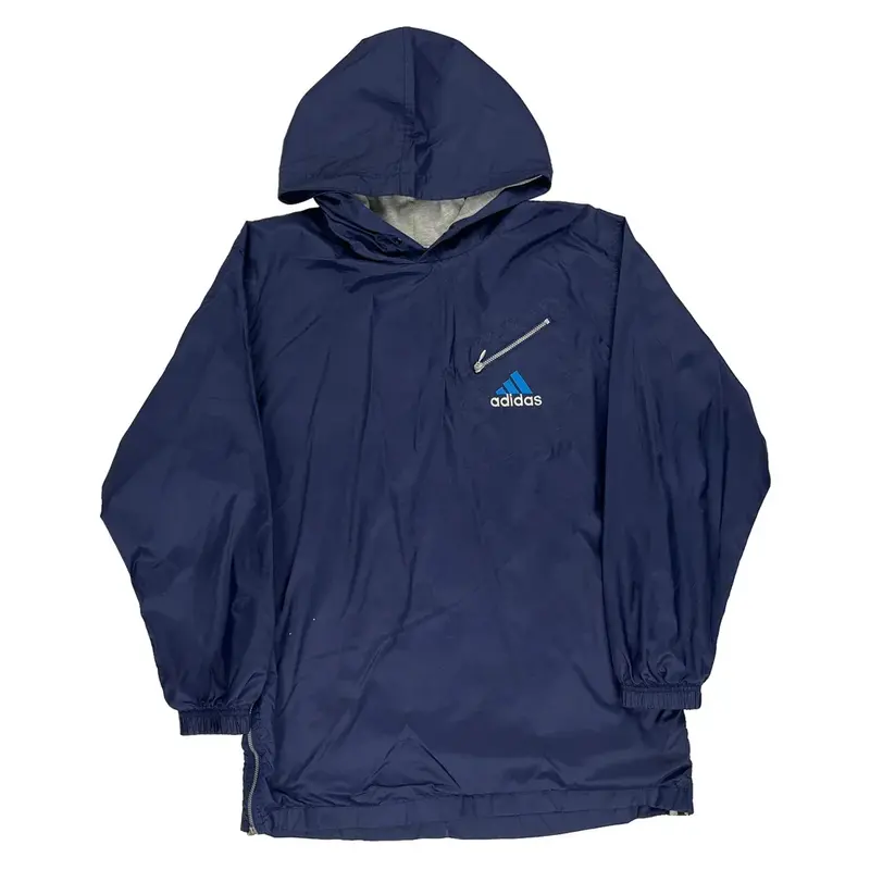 Sportswear Adidas Graphic Windbreaker - Large Blue Polyester