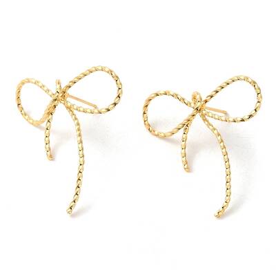 Brass Stud Earrings for Women