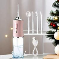Portable Oral Irrigator, 1 Box Rechargeable Electric Water Flosser & Accessories, Household Oral Care Tool for Home & Travel,...